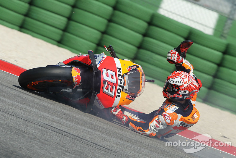 Sturz: Marc Marquez, Repsol Honda Team
