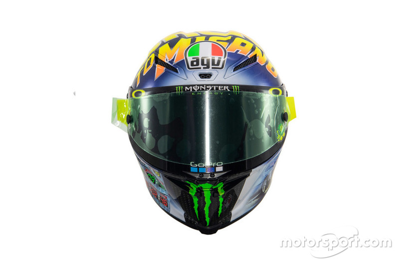 Il casco di Valentino Rossi, Yamaha Factory Racing