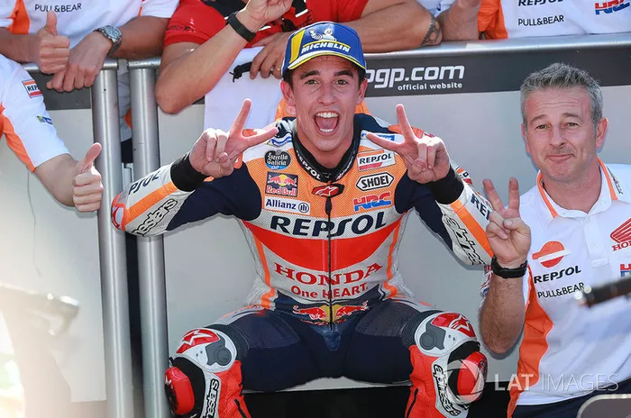 112. Gran Premio de San Marino 2018. Misano. Segundo clasificado Marc Marquez, Repsol Honda Team