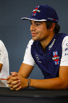 Lance Stroll, Williams Racing, in the Thursday press conference