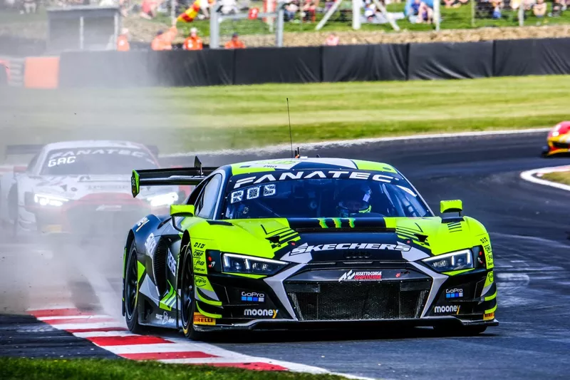 #46 Team WRT Audi R8 LMS evo II: Valentino Rossi, Frédéric Vervisch
