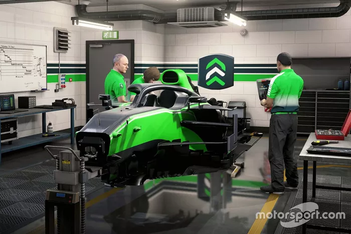 Captura de pantalla del modo F1 2020 My Team