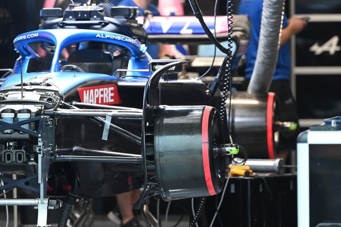 Freno delantero del Alpine A522