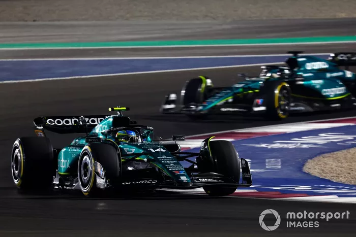 Fernando Alonso, Aston Martin AMR23, Lance Stroll, Aston Martin AMR23