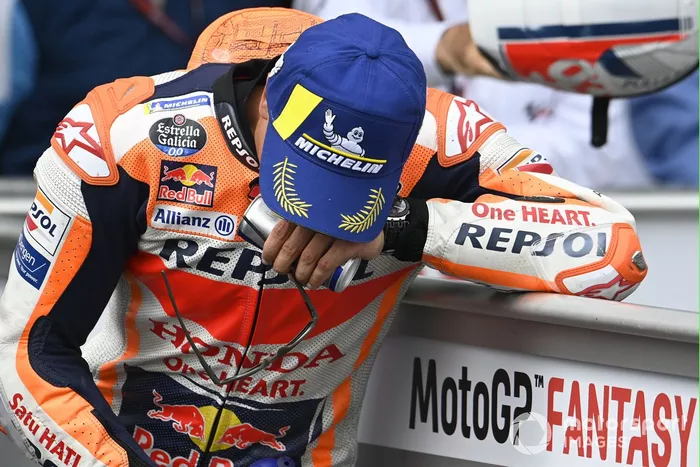 Ganador Marc Márquez, Repsol Honda Team en Parc Ferme