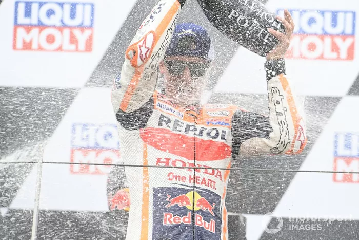 Podio: Ganador Marc Márquez, Repsol Honda Team