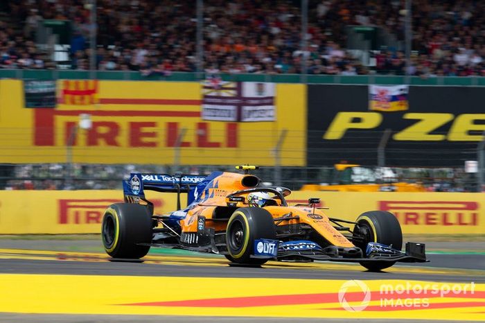 Norris fastidiado por la estrategia errónea
