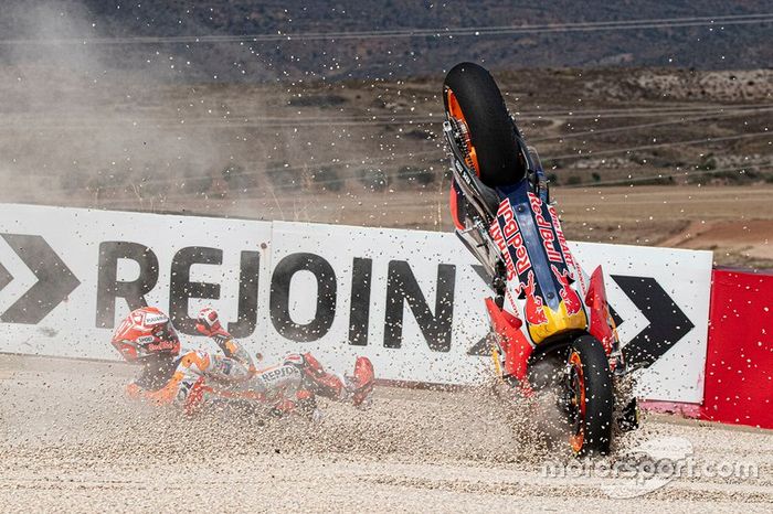 Marc Marquez, Repsol Honda Team crash