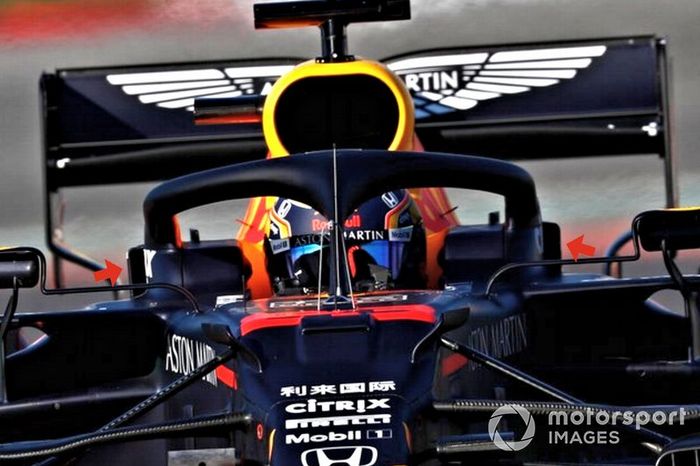Ducto halo del Red Bull Racing RB16 