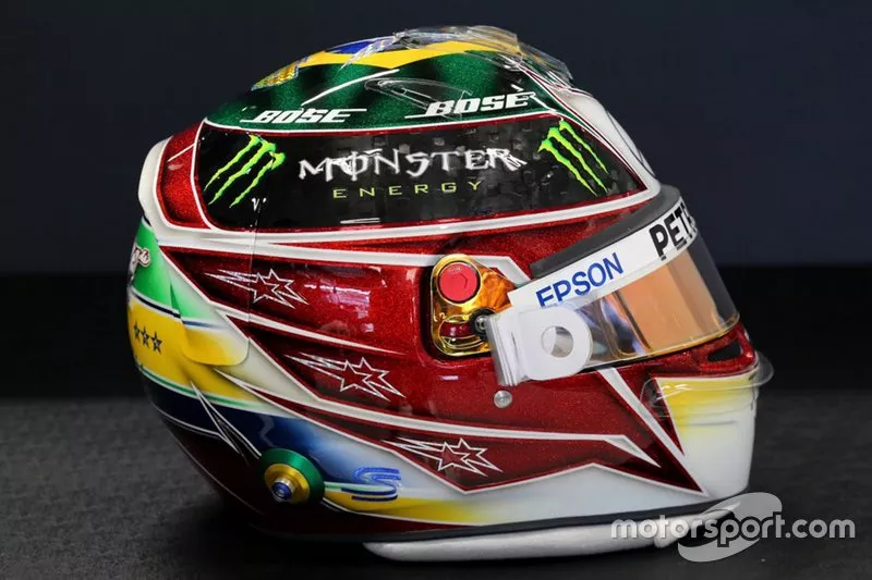 Casco de Lewis Hamilton, Mercedes AMG F1