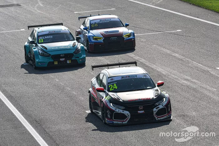 Jonathan Giacon, MM Motorsport, Honda Civic Type R TCR, Felice Jelmini, PMA Motorsport, Hyundai i30 N TCR, Eric Brigliadori, BF Motorsport, Audi RS 3 LMS TCR