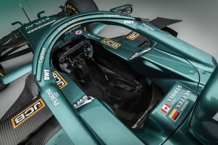Detalle del Aston Martin AMR21