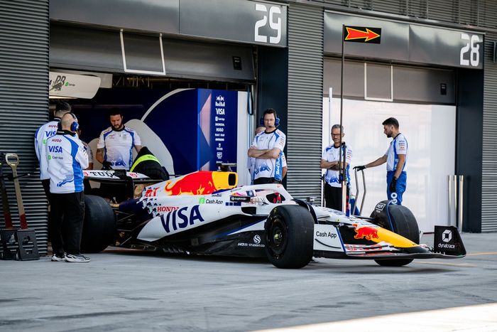 Liam Lawson, Racing Bulls, Pirelli testing Hungaroring