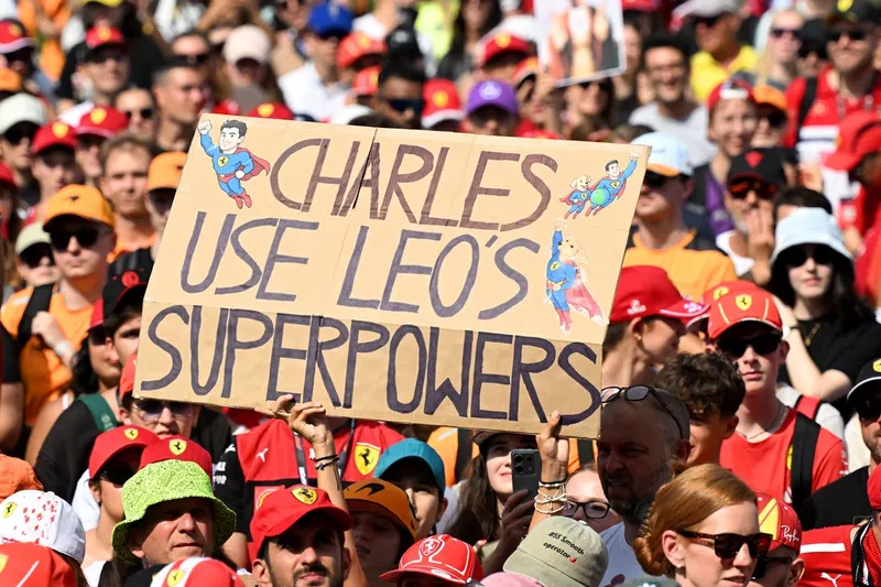 Les fans de Charles Leclerc, Ferrari