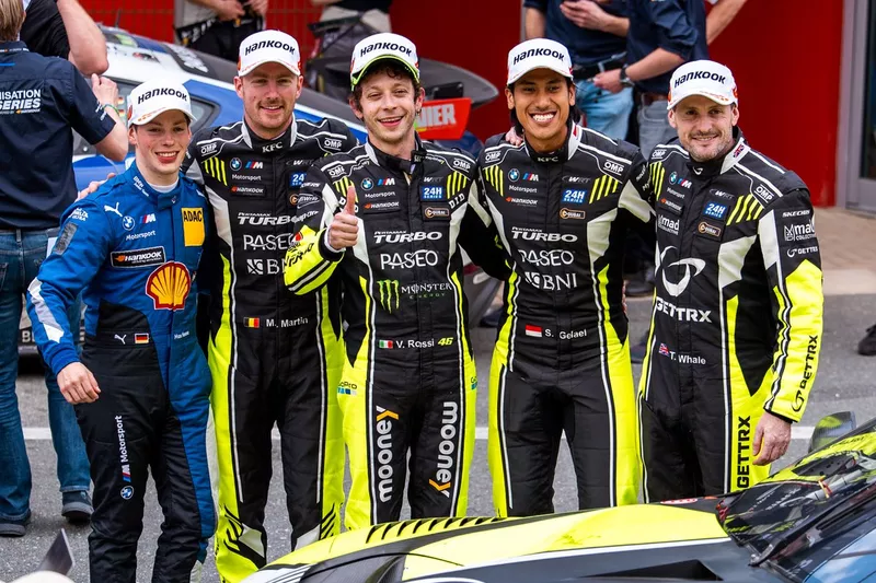 #46 Team WRT, BMW M4 GT3 Valentino Rossi, Sean Gelael, Max Hesse, Maxime Martin, Tim Whale
