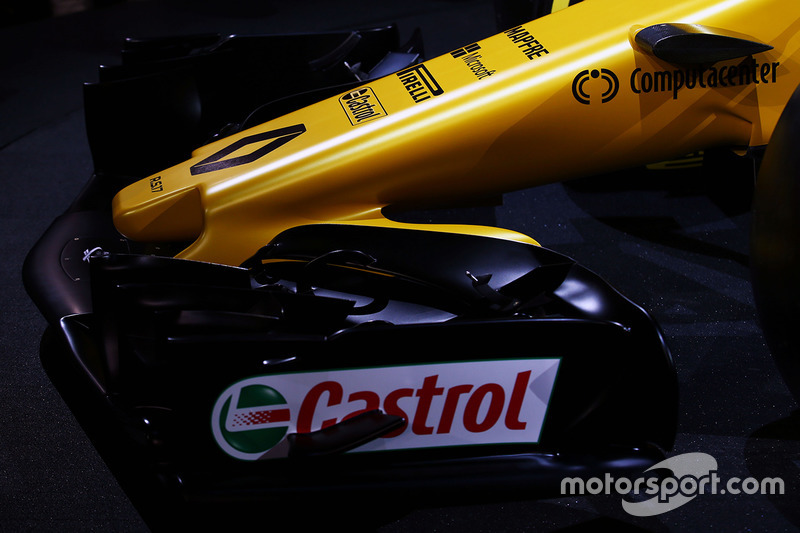 Renault Sport F1 Team RS17 detalle de ala delantera