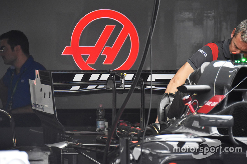 Haas VF-17: Heckflügel
