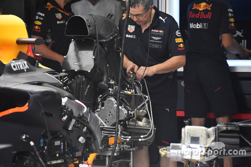 Red Bull RB13: Chassis mit Motor