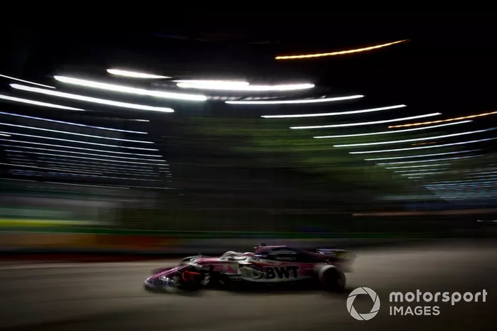15: Sergio Perez, Racing Point RP19, 1:38.620 (incluidas 5 posiciones de penalización por caja de cambios)