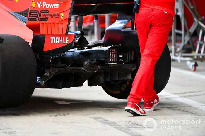 Diffusore posteriore della Ferrari SF90 