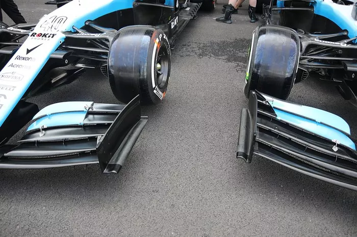 Alerón delantero del Williams Racing FW42