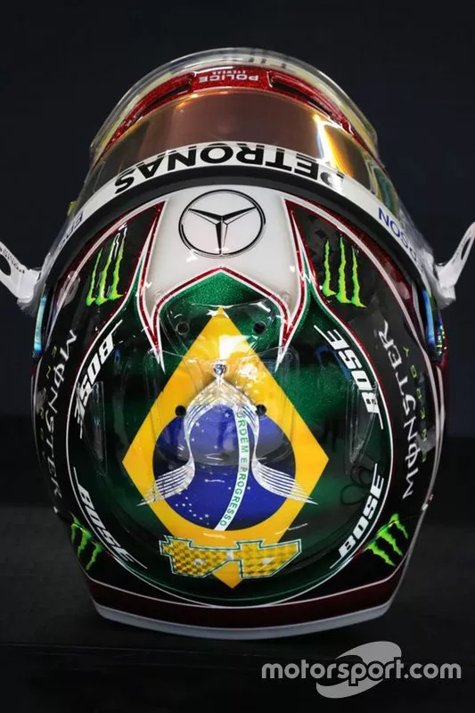 Casco de Lewis Hamilton, Mercedes AMG F1