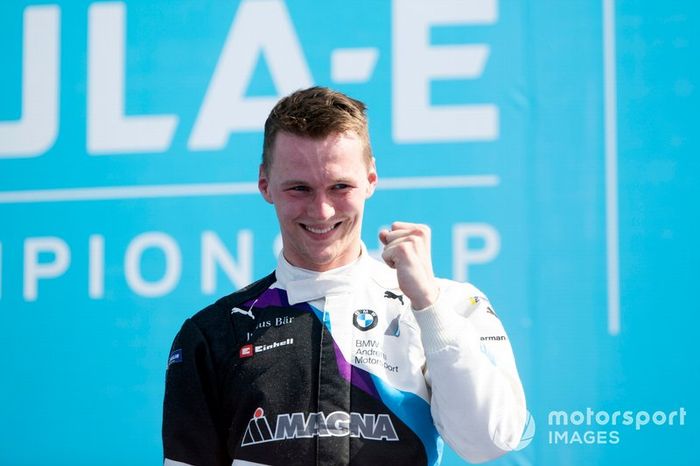 Podio: ganador de la carrera Maximilian Günther, BMW I Andretti Motorsports