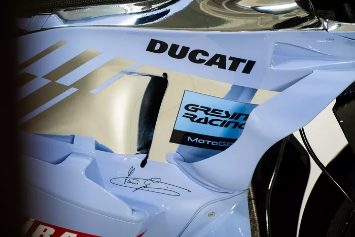 La livrée MotoGP de Gresini Racing