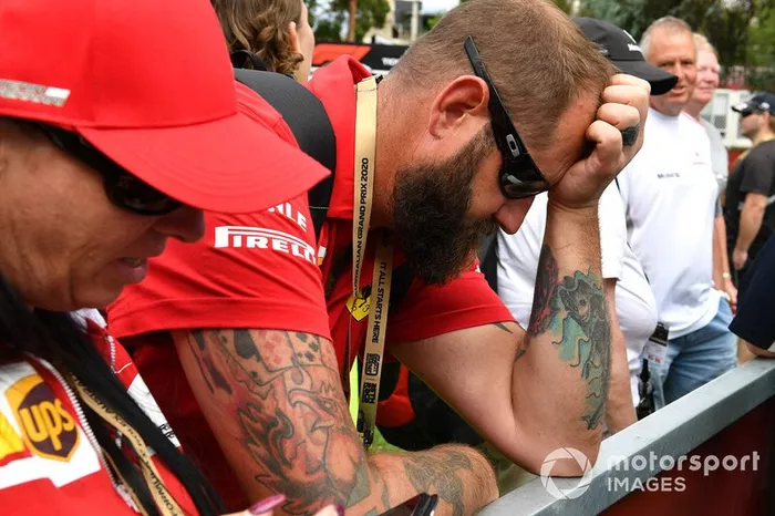 Aficionados sin poder entrar al GP de Australia