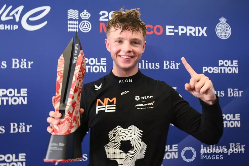 Le Polesitter Taylor Barnard, McLaren Formula E Team