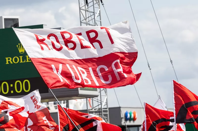  Drapeau de Robert Kubica
