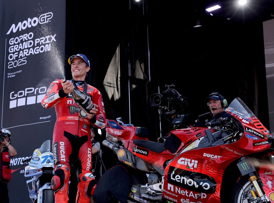 Zwycięzca wyścigu Marc Marquez, Ducati Team