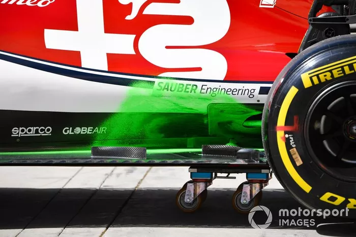 Parafina en el Alfa Romeo Racing C38
