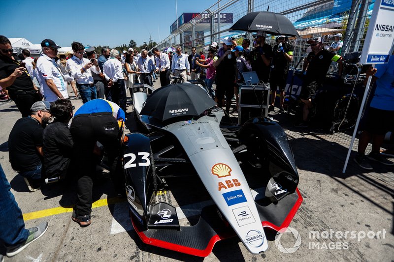 Sébastien Buemi, Nissan e.Dams, Nissan IMO1, in griglia di partenza