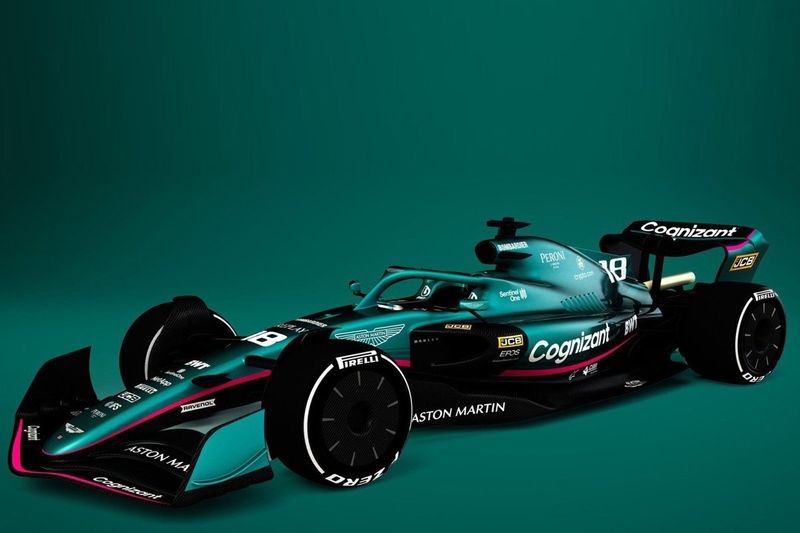 Boceto del Aston Martin F1 para 2022