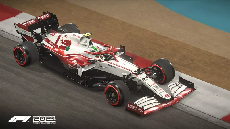 Captura de pantalla del videojuego F1 2021