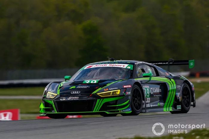#39: CarBahn with Peregrine Racing Audi R8 LMS GT3, GTD: Richard Heistand, Jeff Westphal