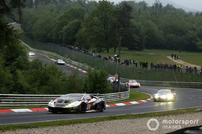 #63 Hankook FFF Racing Team Lamborghini Huracán GT3 Evo: Marco Mapelli, Franck Perera, Mirko Bortolotti, Giacomo Altoè