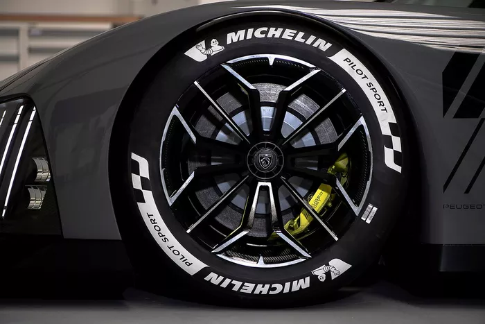 Detalle del Peugeot Hypercar 9X8