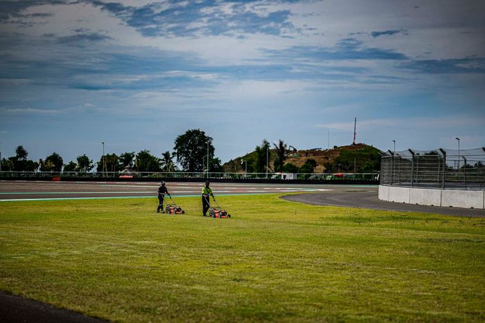 Aspectos de la pista de Mandalika