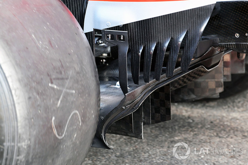 Детали задней части Ferrari SF71H
