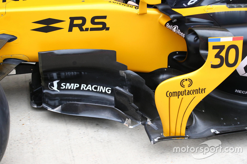 Renault Sport F1 Team RS17, barge board