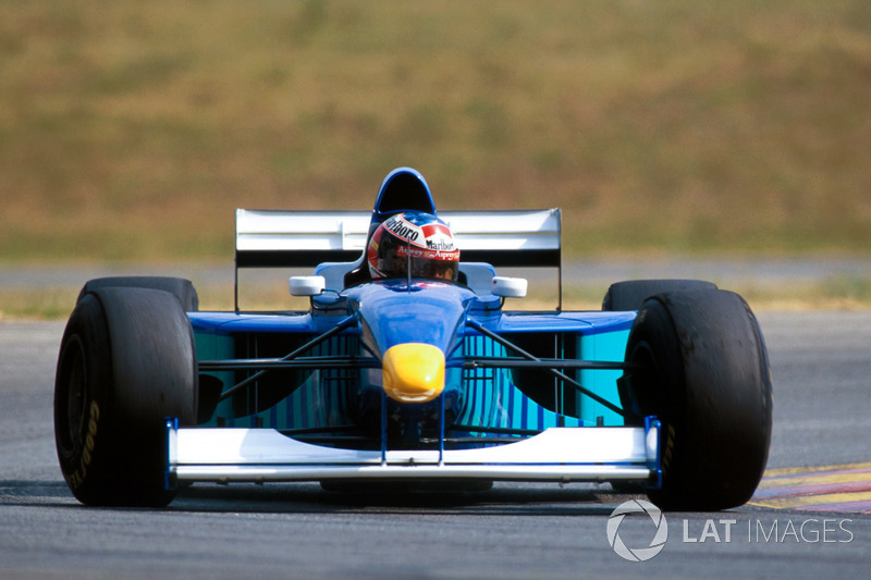 Michael Schumacher tests the Sauber Petronas C16 to assist the Swiss team with development informati