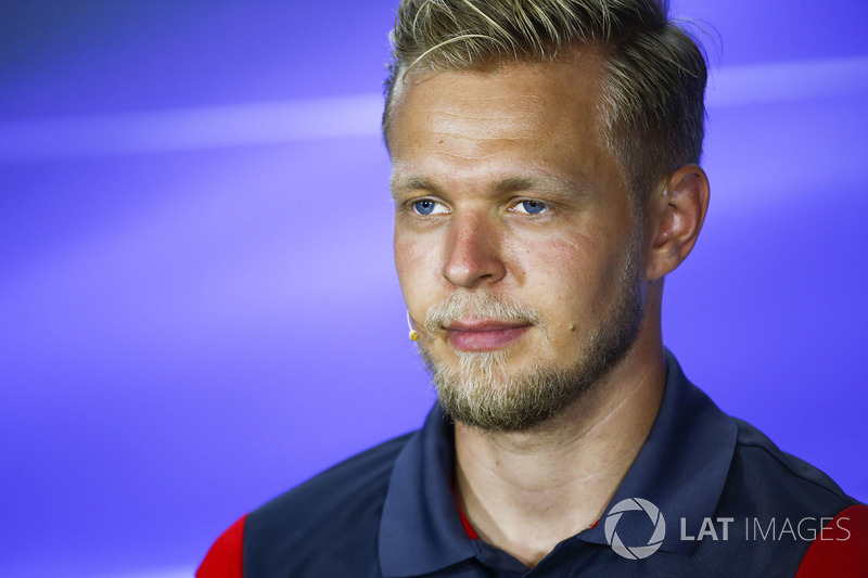 Kevin Magnussen, Haas F1 Team, in the press conference