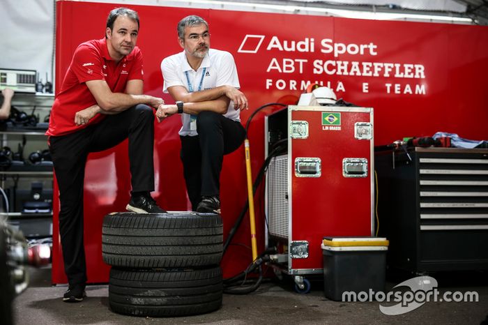 Thomas Biermaier, ABT Schaeffler Audi Sport y Dieter Gass, Jefe de Audi Sport