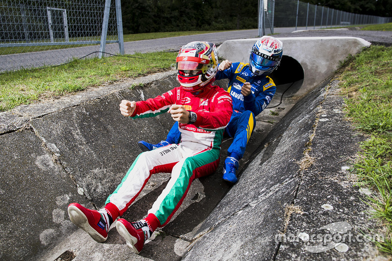 Charles Leclerc, PREMA Powerteam y Nicholas Latifi, DAMS