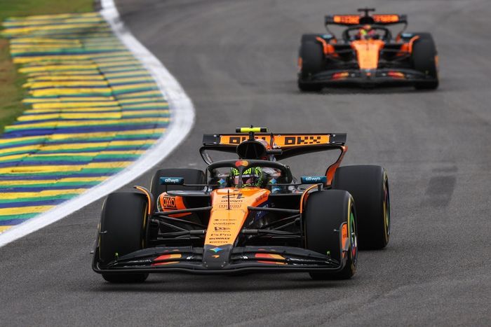 Lando Norris, McLaren, Oscar Piastri