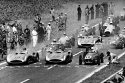 Juan Manuel Fangio and Karl Kling, Mercedes-Benz W 196 R