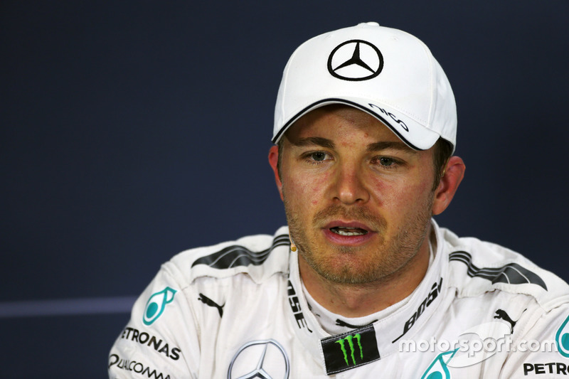 Nico Rosberg Mercedes AMG F1 in the FIA Press Conference