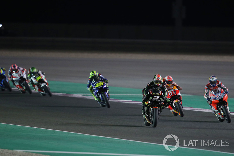 Johann Zarco a mené pendant 17e tours